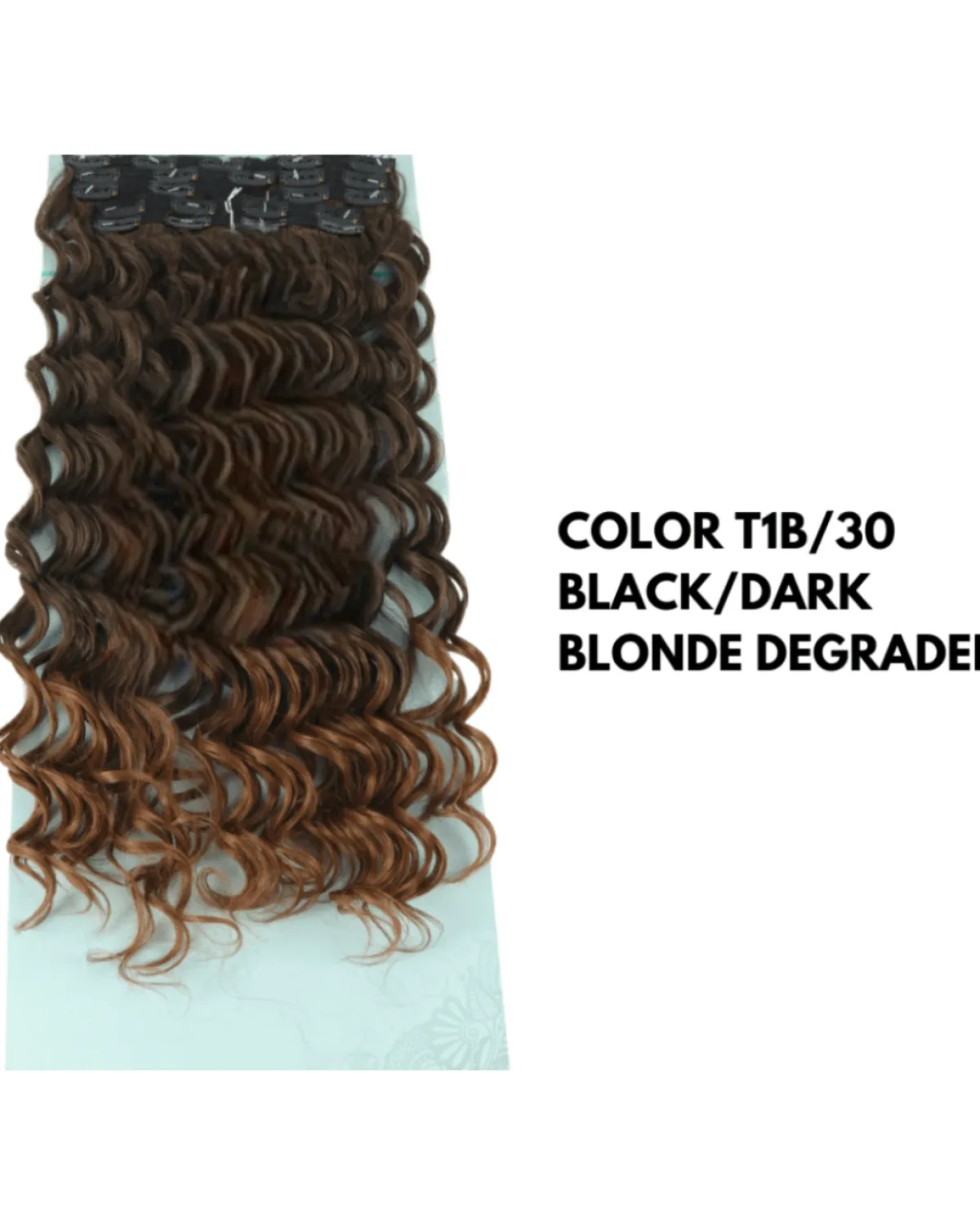 Best 7 fasce onde morbide con clip castano degradè Extension Castane|Code Basi Castane