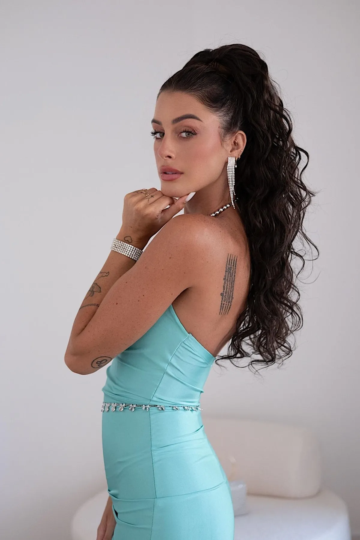 New Abito con scollo Tiffany Abiti
