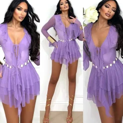 Best Abito in tulle lilla Abiti