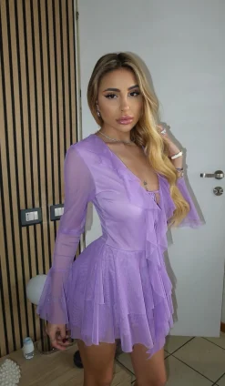 Best Abito in tulle lilla Abiti