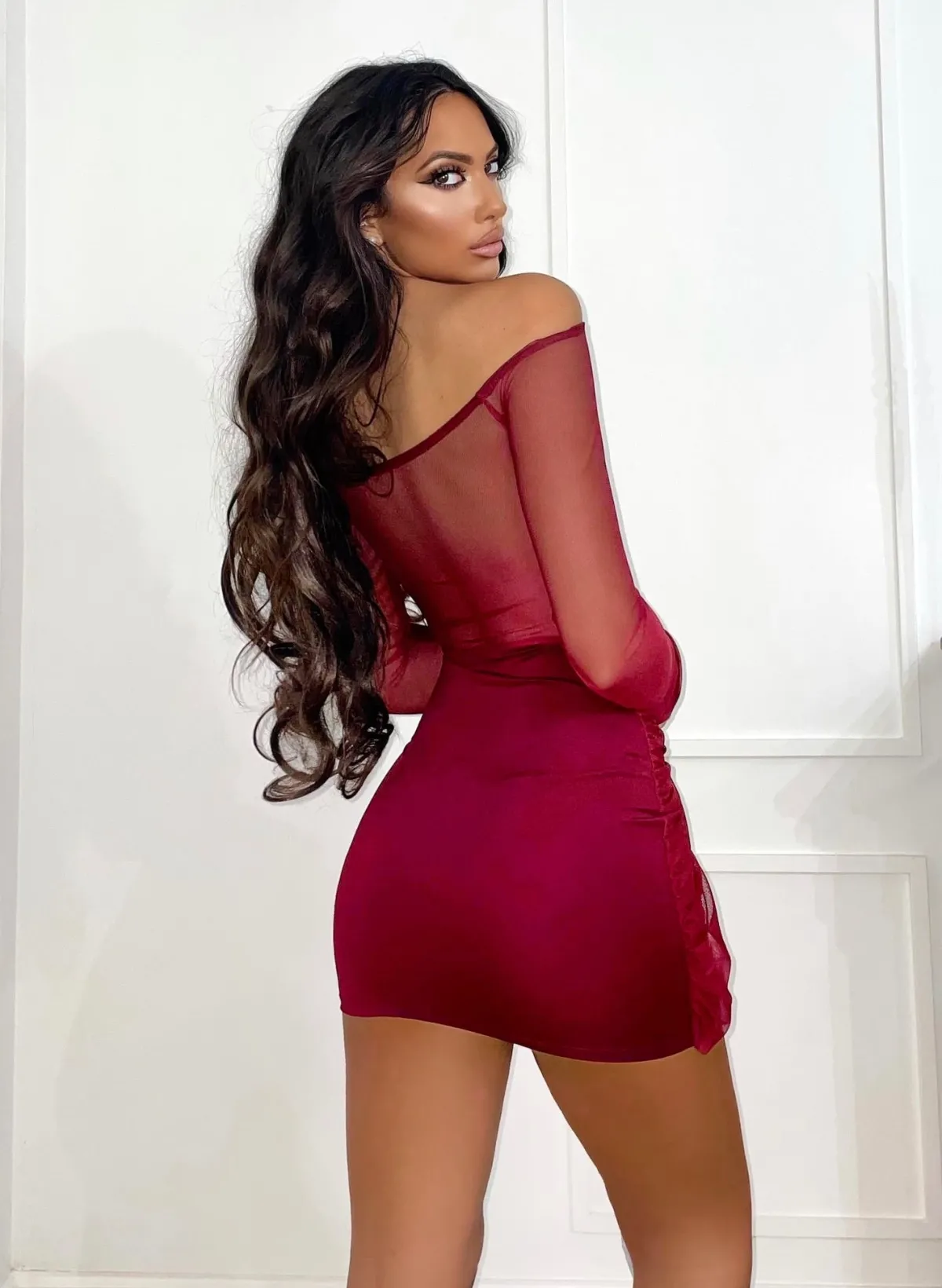 Online Abito in velo rosso Abiti