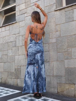 Online Abito jeans con spille Abiti