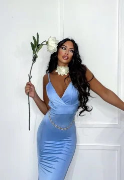 Hot Abito sirena a bretellina vari colori Abiti