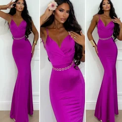 Discount Abito sirena bretellina amarena Abiti