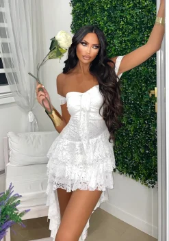 Discount Abito white romance lace Abiti