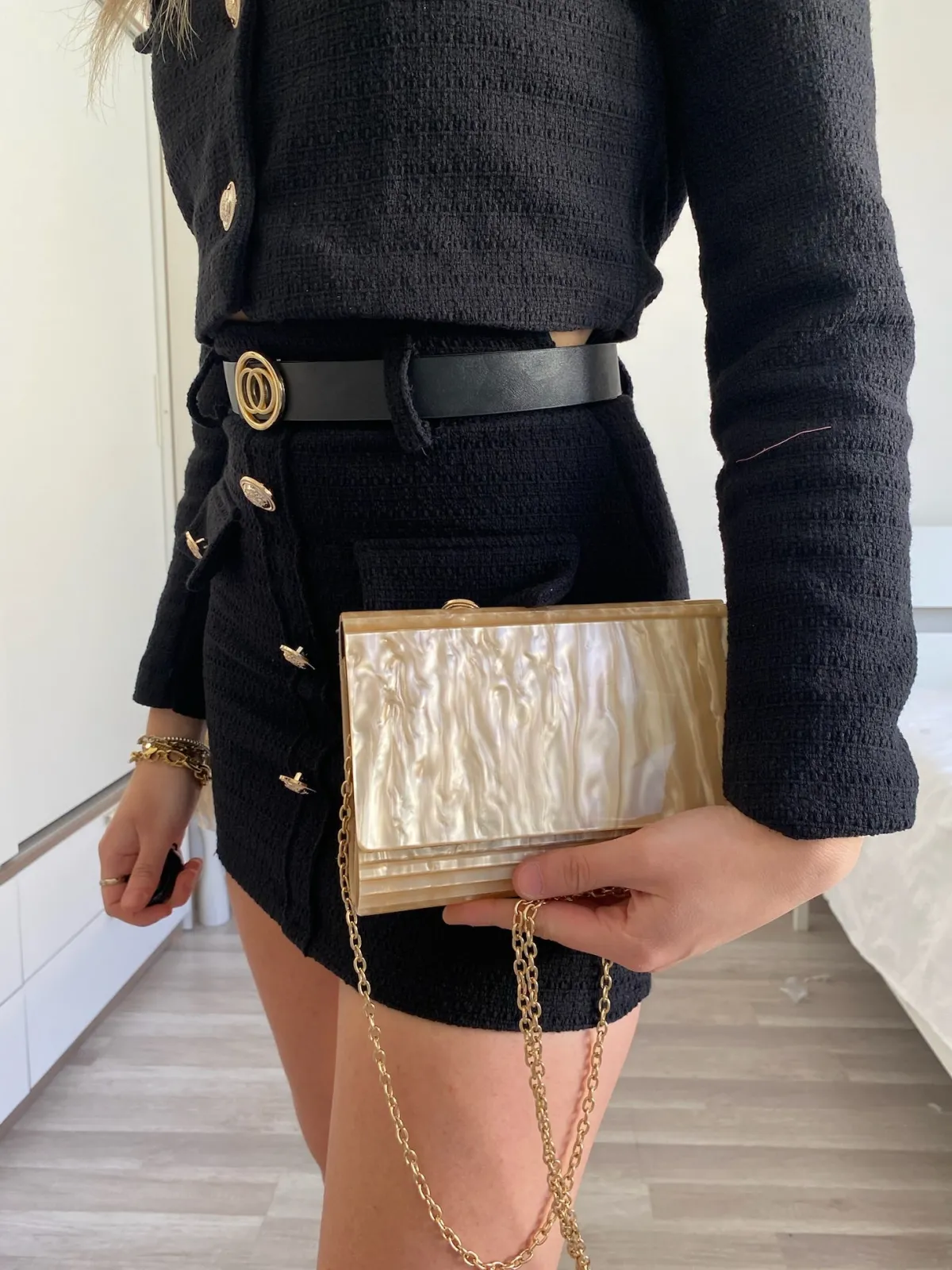 Hot Bag in plexi oro Borse