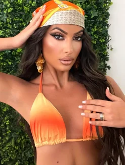 Discount Bandana arancio fantasia Bikini|Bikini