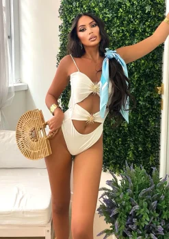 New Bandana con dettaglio celeste rosa Bikini|Bikini