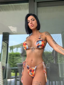 Clearance Bikini arancione sfumato Bikini|Bikini
