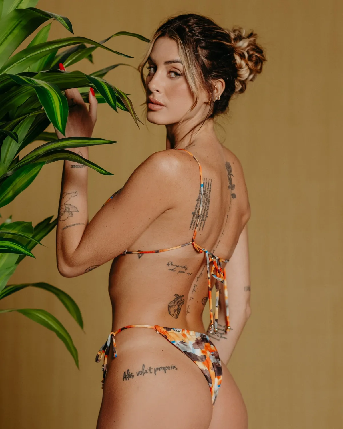 Clearance Bikini arancione sfumato Bikini|Bikini