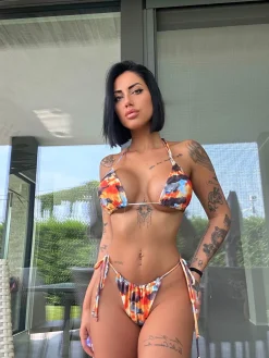Clearance Bikini arancione sfumato Bikini|Bikini