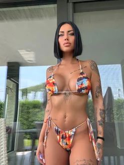 Clearance Bikini arancione sfumato Bikini|Bikini