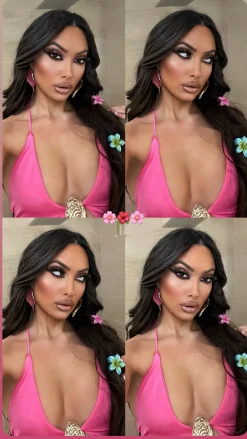 Best Bikini due pezzi body più gonna fuxia Bikini|Bikini