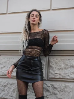 Best Body a rete con strass Body