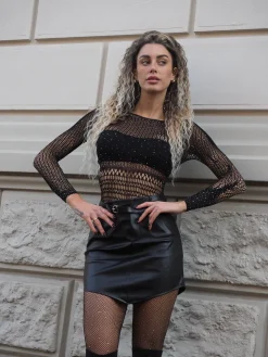 Best Body a rete con strass Body