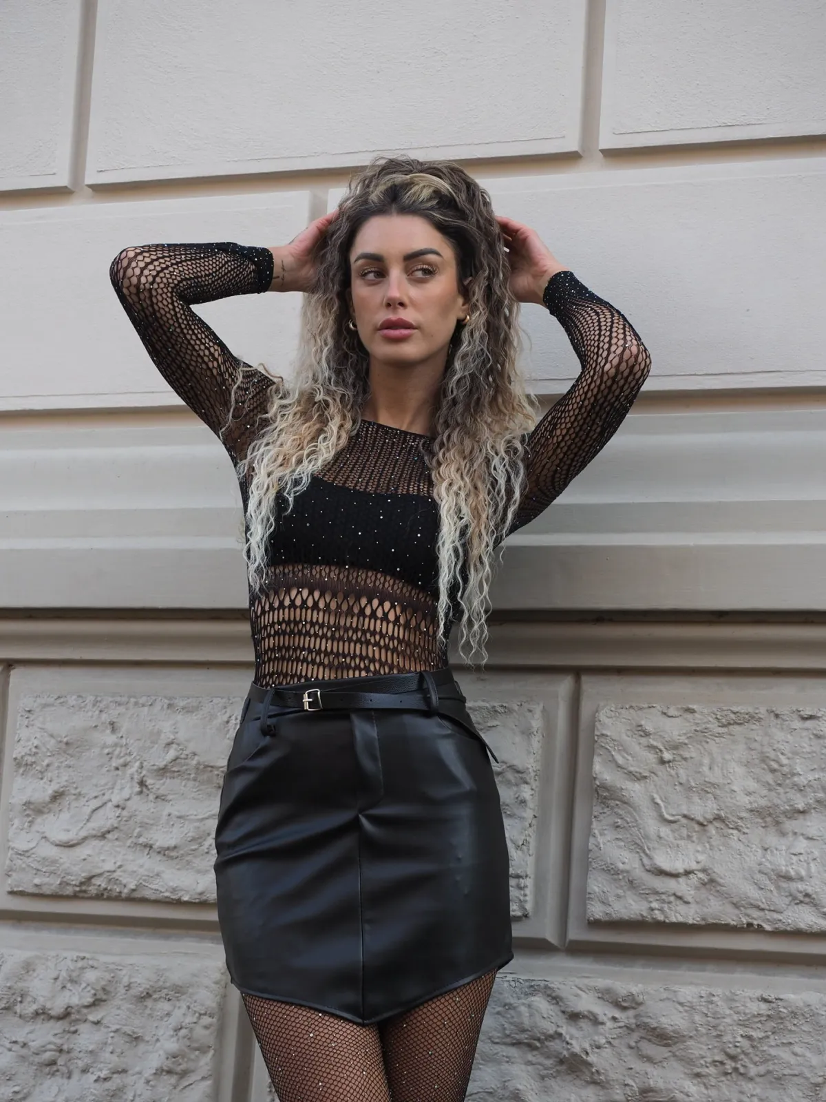 Best Body a rete con strass Body