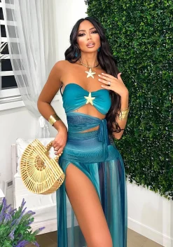 Best Body due pezzi con stella acqua marina Bikini|Bikini