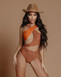 Sale Body intero khaki Bikini|Bikini