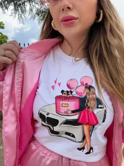 Sale Bomber e pantalone rosa Pantaloni|Giacche E Cardigan