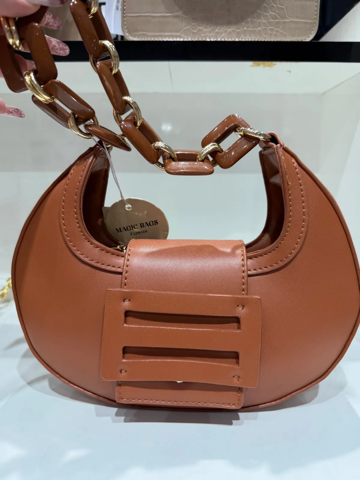 Online Borsa a mano con catena Borse