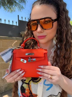 Online Borsa vintage papaya Borse