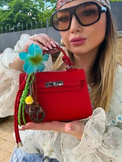 Clearance Borsa vintage rossa Borse