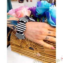 Online Bracciale a righe Orecchini