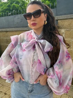 Online Camicia floreale Bluse & Top