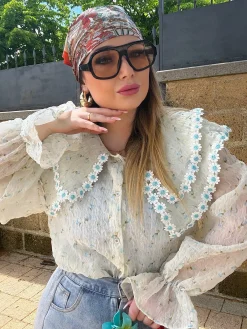Fashion Camicia margherite Tiffany Bluse & Top