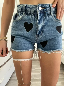New Catenina gamba con strass | consegna 24/48h Pantaloni