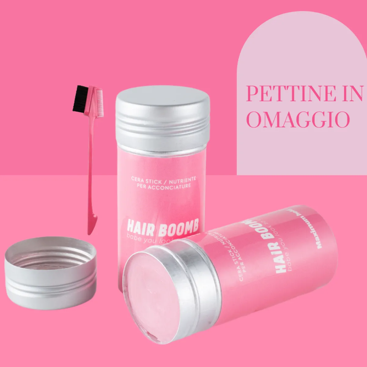Hot Cera Stick Baby Hair Boomb per una coda perfetta + pettine in omaggio Accessori Per Code|Quali Prendere:
