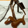 Fashion Charm per borsa bassotto marrone Charm Per Borse