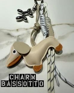 Online Charm per borsa bassotto beige Charm Per Borse