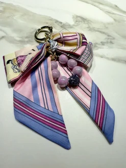 Discount Charm per borsa fiocco lilla Charm Per Borse