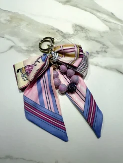 Discount Charm per borsa fiocco lilla Charm Per Borse