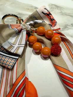 Discount Charm per borsa fiocco orange Charm Per Borse