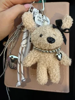 Outlet Charm per borsa orsetto beige Charm Per Borse