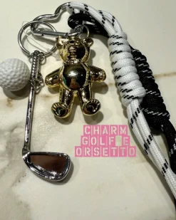 Discount Charm per borse golf e orsetto Charm Per Borse