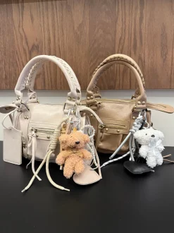 Clearance Charm per borse orso beige Charm Per Borse