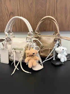 Clearance Charm per borse orso beige Charm Per Borse