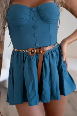 Best Cintura Camel con catena oro Cinture