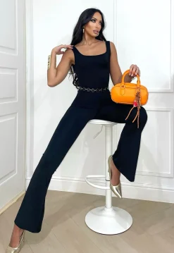 Clearance Cintura con fiori bianco e nero reversibile Cinture