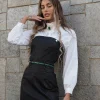 Sale Cintura verde smeraldo con strass Cinture