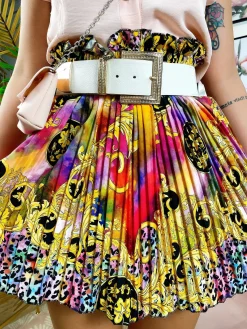 New Cinturone largo oro con strass Cinture