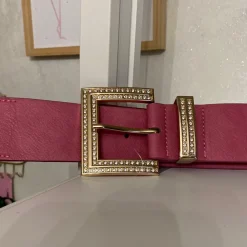 New Cinturone largo oro con strass Cinture