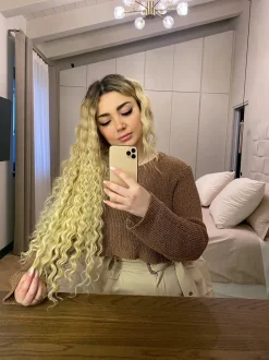 Online Clip Extension Riccia Biondo platino Code Per Bionde