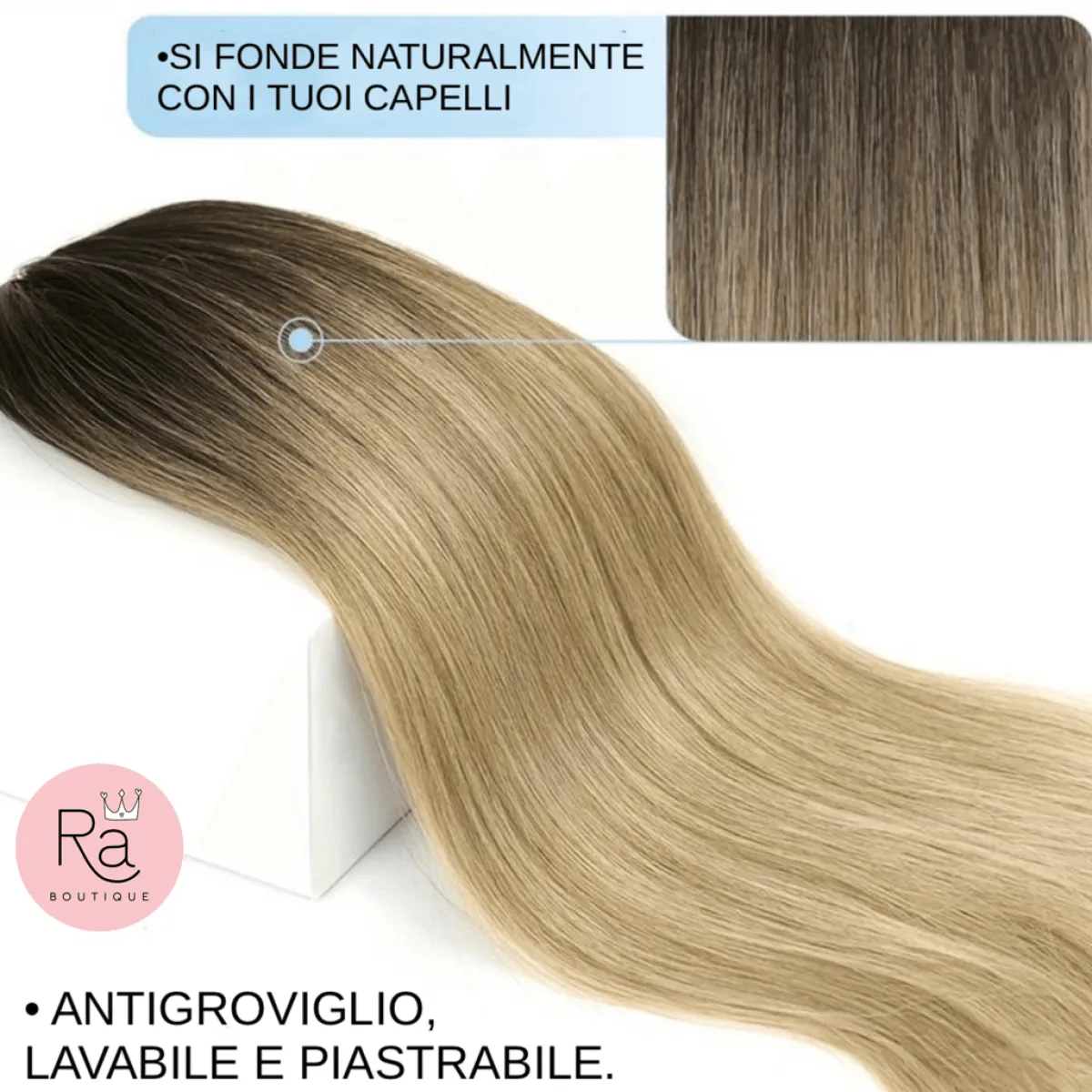 Sale Coda #613 liscia con Coulisse Biondo Code Per Bionde
