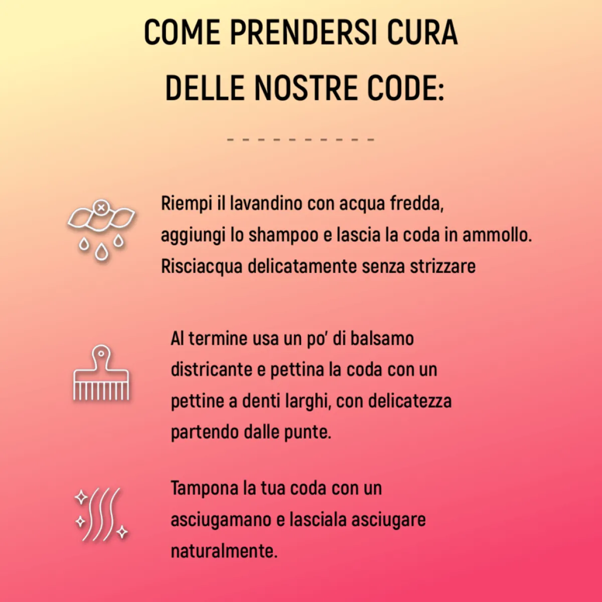 Discount Coda #1 liscia con Coulisse e mollettone Nero Code Basi Nere