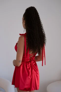 Hot Coda #6 Riccio afro con coulisse castano naturale Code Basi Castane