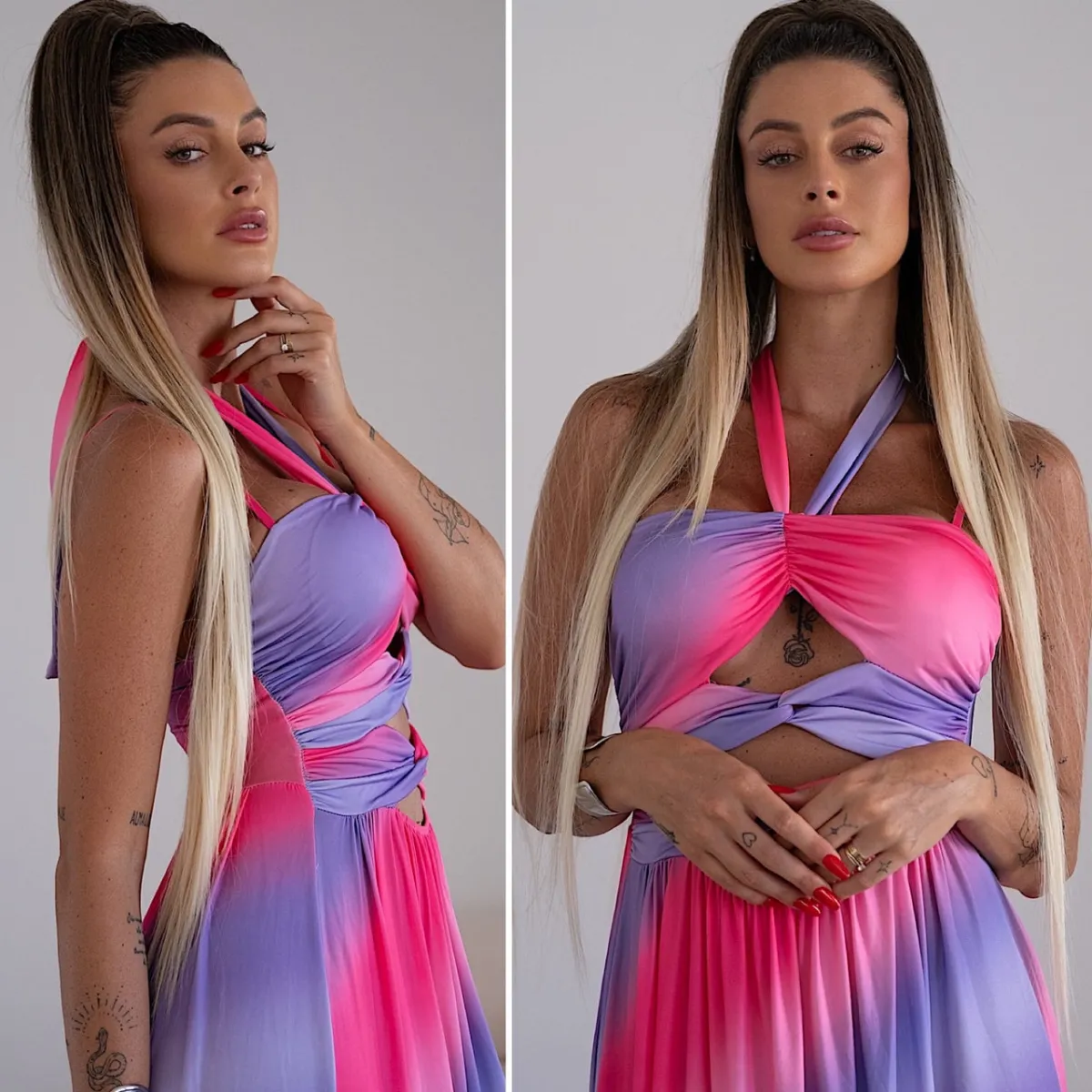Fashion Coda extra long 90cm liscia con Coulisse vari colori Code Per Bionde